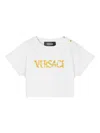 Versace Logo-print Cropped T-shirt