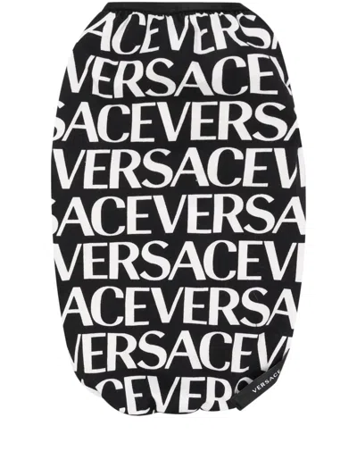 Versace Logo-print Dog Vest In Schwarz