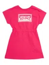 Versace Logo-print Dress In Pink