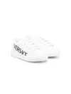 Versace Logo-print Low-top Sneakers In White