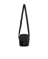 Versace Logo-print Messenger Bag In Black