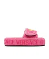 Versace Logo-print Open-toe Slides