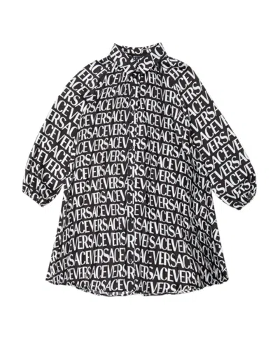 Versace Logo-print Shirt Dress