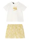 Versace Logo-print Shorts Set
