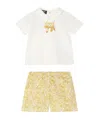 Versace Logo-print Shorts Set In Multi