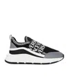 Versace Logo-print Slip-on Sneakers In Multi