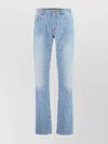 Versace Greek Braid Cable Knit Sweater In Blue
