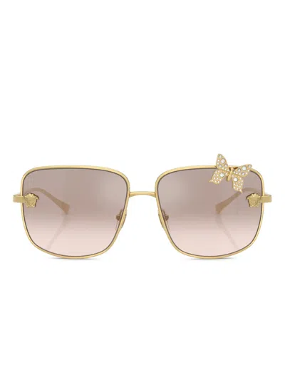 Versace Logo-print Sunglasses