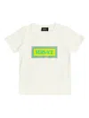 Versace Logo-print T-print In White