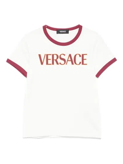 Versace Logo-print T-shirt In White