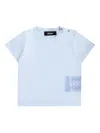 Versace Logo-print T-shirt In Blue