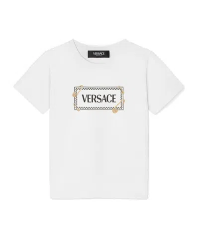 Versace Logo-print T-shirt In White