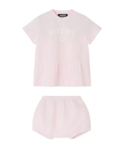 Versace Logo-print T-shirt Dress