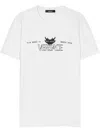 Versace Man T-shirt White Size L Cotton In White
