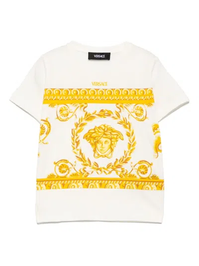 VERSACE LOGO-PRINT T-SHIRT