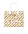 Versace Logo-print Tote Bag In White