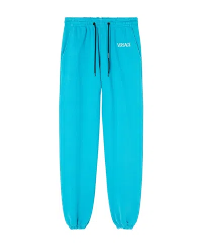 VERSACE VERSACE LOGO-PRINTED DRAWSTRING SWEATPANTS