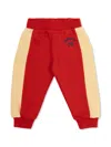 Versace Logo-print Track Pants In Red