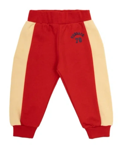 Versace Logo-print Track Pants In Red