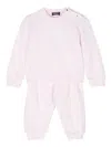 Versace Logo-print Tracksuit In Pink
