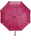 Versace Logo-print Umbrella In Rosa