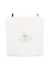 Versace Logo-printed Blanket In White
