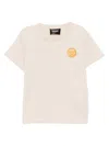Versace Logo-printed T-shirt In Neutral