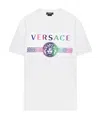 Versace Logo Printed T-shirt In White