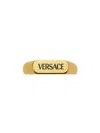 Versace Women Logo Ring In Gold