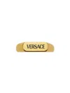 Versace Women Logo Ring In Gold