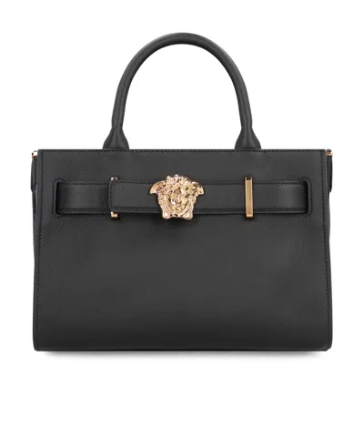 VERSACE MEDUSA LEATHER TOTE BAG