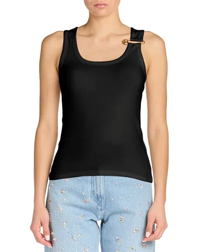 VERSACE LOGO SLEEVELESS TOP