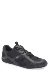Versace Logo Sneaker In Black