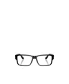 Versace Eyewear Square Frame Glasses In Black