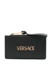 Versace Leather Wallets & Pures In Black