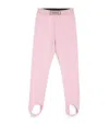 Versace Girl's Logo-print Stir Up Leggings In Pink