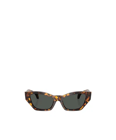 VERSACE VERSACE EYEWEAR CAT-EYE FRAME SUNGLASSES