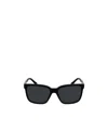 Versace Logo Sunglasses In Black
