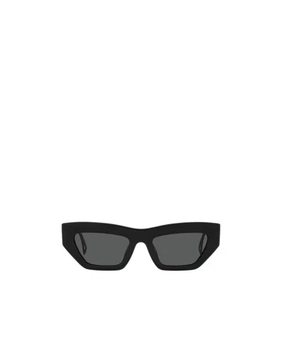 Versace Logo Sunglasses In Black