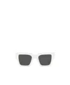 Versace Womens White Ve4431 Logo Cut-out Acetate Sunglasses In Black