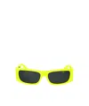 Versace Rectangle-frame Sunglasses In Black