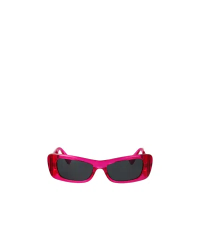 VERSACE LOGO-ENGRAVED SUNGLASSES