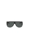 Versace Logo Sunglasses In Gray