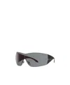 Versace Logo Sunglasses In Gray
