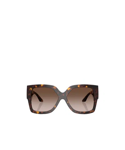 VERSACE MEDUSA-PLAQUE OVERSIZED-FRAME SUNGLASSES