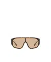 Versace Logo Sunglasses In Nude