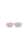 Versace Logo Sunglasses In Pink