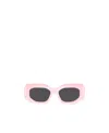 Versace Logo Sunglasses In Pink