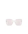 Versace 63mm Oversize Square Sunglasses In Pink