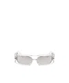 Versace Logo Sunglasses In White